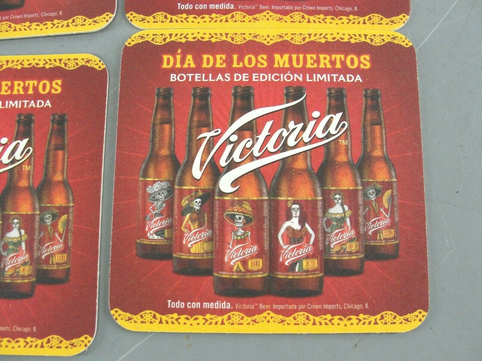 LOT 6 VICTORIA BEER LIMITED EDITION SET OF 6 DAY OF THE DEAD DOTD