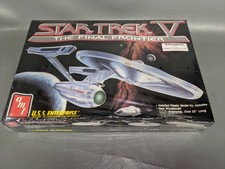 1989 Amt Star Trek The Final Frontier Uss Enterprise & Shuttlecraft Sealed (bb8)