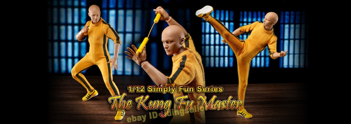 DID The Kung Fu Master Bruce 1:12 Action Figure 6in. Model