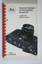 leica Leitz General Catalogue 1975
