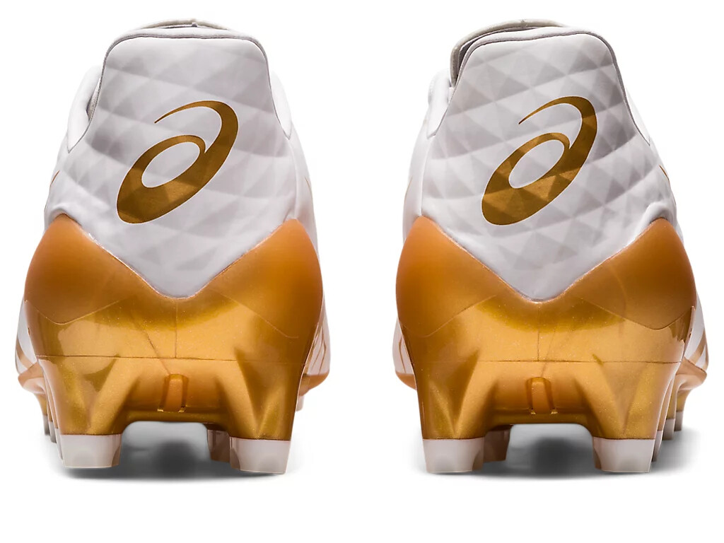 ASICS MENACE 4 1111A195 104 White Pure Gold Rugby Football ASICS MENACE 4 1111A195 104 White Pure Gold Rugby Football