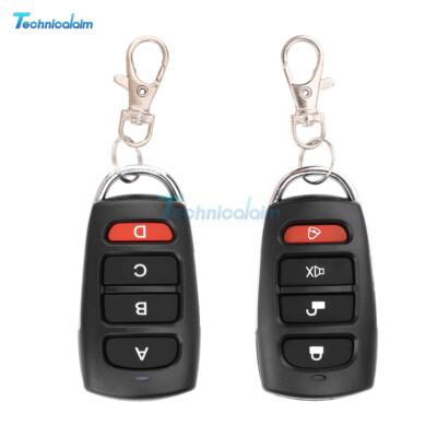 433MHz RF Wireless Garage Door Remote Control 4Keys Copy Universal Controller