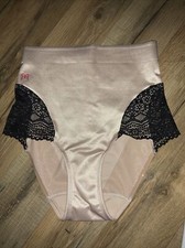 Ruby Ribbon Pin Up Shaping Bottom Brief XS EXTRA SMALL 3052 PALE/LACE 49 NEW