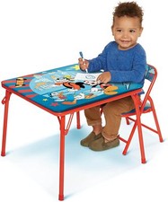 Mickey Mouse Activity Table Set With Chair For Kids 2 To 5 Years