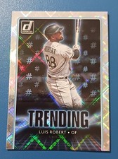 2021 Donruss Panini Baseball Trending Diamond Prizm 9 Luis Robert