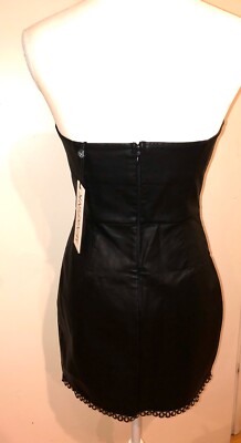 knee length dresses for ladies MINKPINK Leena Pu Black Mini Skirt - Skirts main image 1