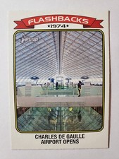 2023 Topps Heritage New Flashbacks Charles De Gaulle Airport Opens #NF-5