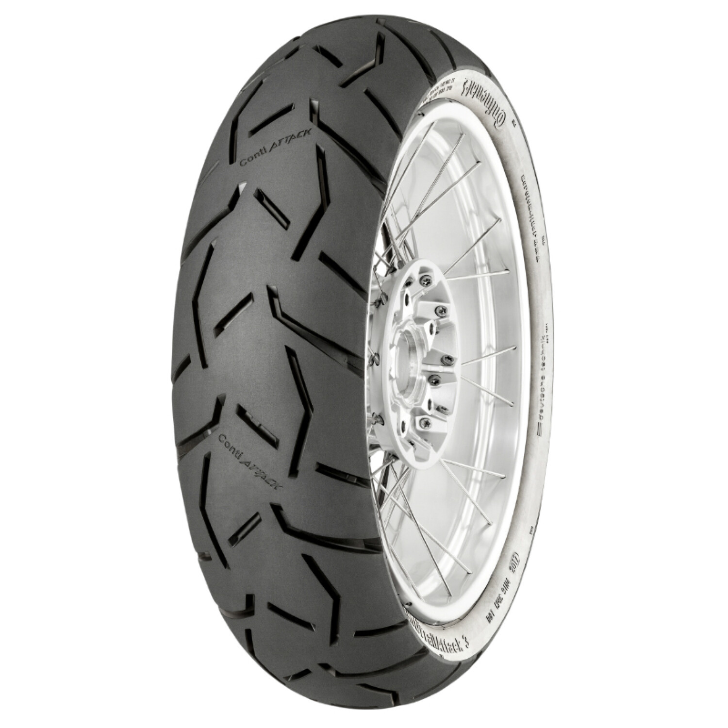 Pneu Continental 170/60-17 72V arrière anti glisse pour route mouillée