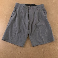 Ron Jon Men's Size 30 Charcoal Flat Front World Core II Hybrid Walk Shorts NWT