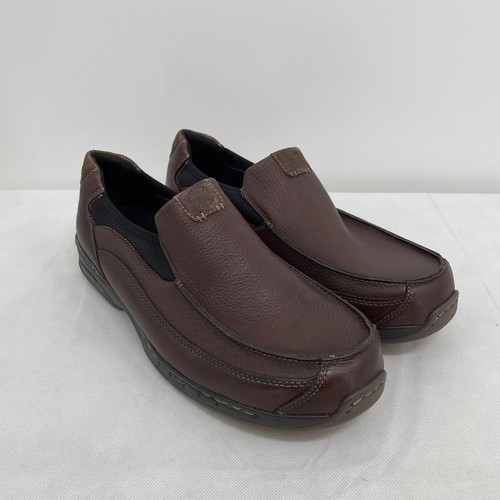 Dunham Shoes Mens 13 6E Brown Wade Slip 