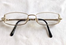 CAVIAR M2610 C2550 50-16-130 Metal Eyeglasses Frame with Crystals made in Japan