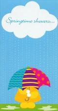 Springtime Showers - Designer Greetings Cute Easter Card by Designer Greetings
