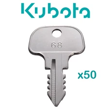 50PCS Heavy Equipment Key For Kubota M Series Tractor Mower 393 18510-63720 Keys