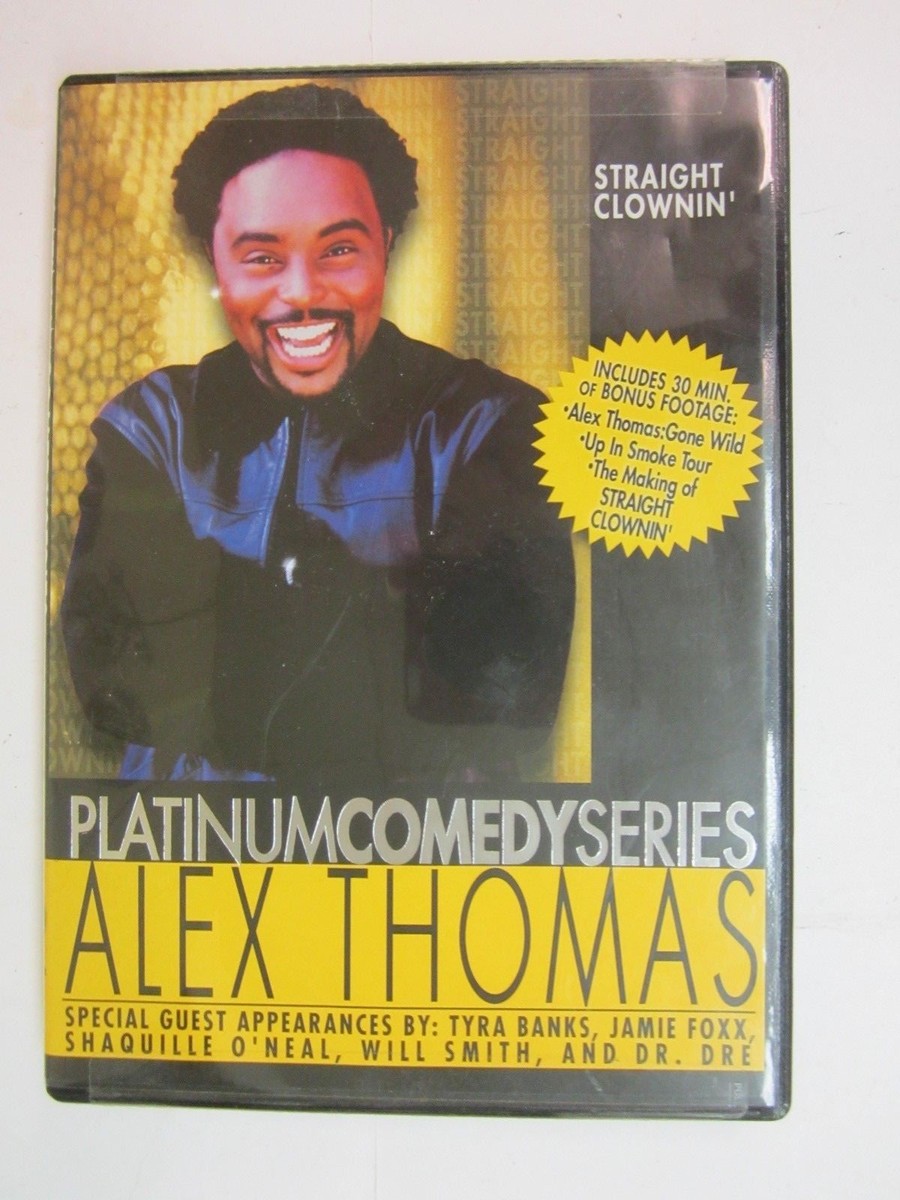 Alex Thomas: Straight Clownin (DVD, 2002) NO WRAP - SEALS AND
