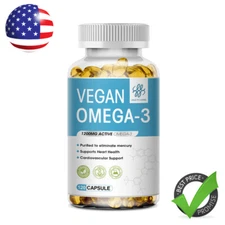 Omega 3 Fish Oil Capsule Triple Strength For Eye, Heart,Arthritis, Immune Health