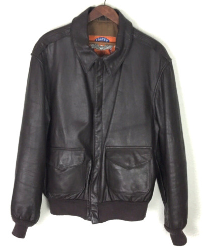 Vintage Cooper Men’s Leather Jacket Size 44 L U.S… - image 1