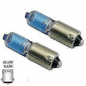 2x BMW Xenon Blau Standlicht Birnen 'E' Zugelassen E4 434 (H6W) 12V BAX9s