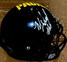 MARSHAWN LLOYD Green Bay Packers SIGNED Black Mini Helmet JSA COA