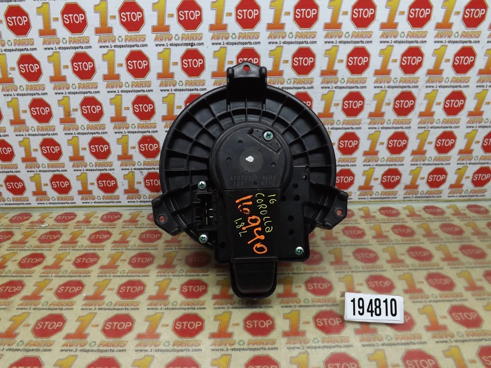 2009-2019 TOYOTA COROLLA AC HEATER BLOWER MOTOR ASSEMBLY 87103-02210 OEM - Изображение 2 из 4