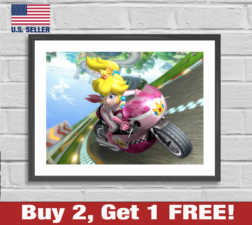 Princess Peach Mario Kart 8 Poster 18
