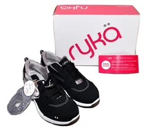 Ryka CSS Comfort Surround System E1459F1001 Black White Sneakers Womens 6 NIB
