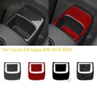 For Toyota GR Supra A90 MK5  Accessories Carbon  Rear Storage Frame Trim Sticker