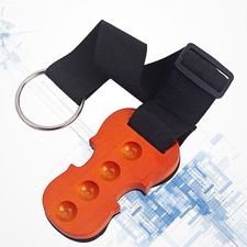 Cello Shape Anti-skid Cello End Pin Holder 4 Holes Wooden Orange Black 