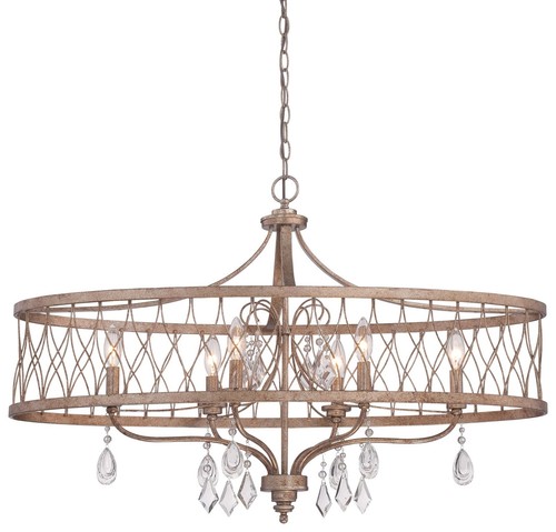 Minka Lavery 4407-581 6 Light Chandeliers - Gold