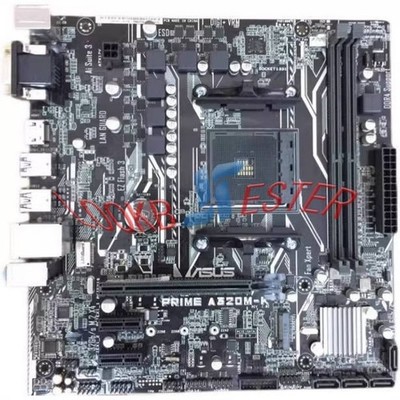 Used       A320M-K Desktop Motherboard A320 Chipset Socket AM4 *hh