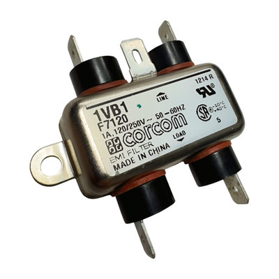 Corcom 1VB1 EMI Filter, 1A, 120/250V, 50-60Hz, F7120 **Free Shipping**