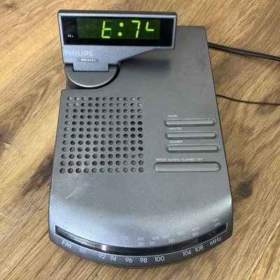 Vintage Philips AJ3392/05 Digital Radiowecker MW/FM voll funktionsfähig