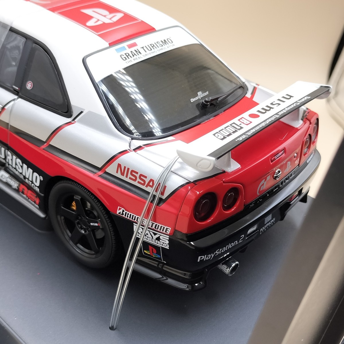 autoart 1/18 日産 GT-R R34 xanavi 2002 AUTOart 1:18 XANAVI Nissan Skyline Nismo GT-R R34 JGTC GT500