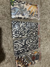 NEW 4Pcs temporary tattoos sleeves kit color