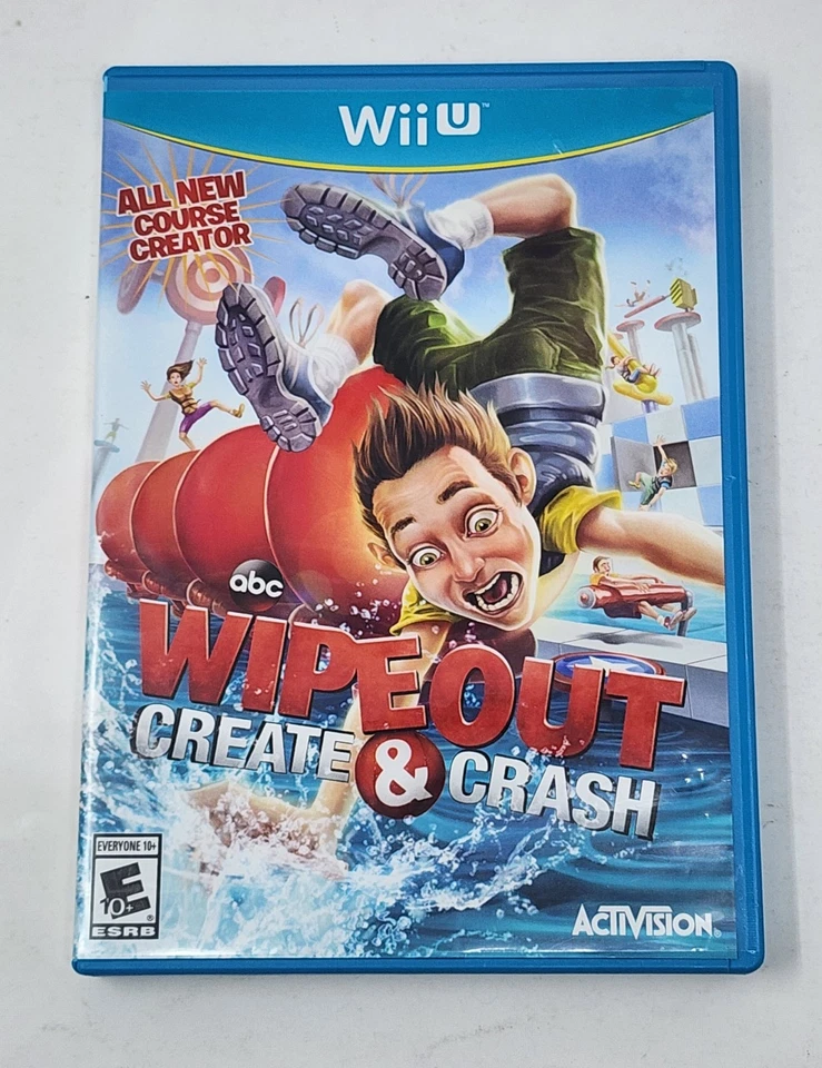 Wipeout Create & Crash (Nintendo Wii U) Disc & Case Only - Tested - Image 2 of 4