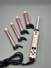 Automatischer Lockenstab Zange rotierend lange Fässer Set 19-32mm Keramik 210C