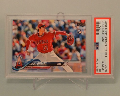 Shohei OHTANI 2018 Topps Complete Set Retail Rookie PSA 10