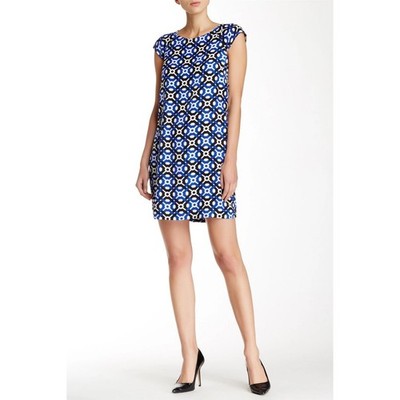 NWT Laundry by Shelli Segal Womens Petite Size 8 8P 60s Mod Retro Mini Dress NEW