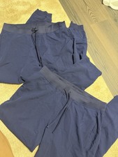 Mandala Scrubs Pants Women  s size L NAVY BLUE