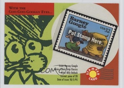 1996 USPS Stampers Cards Comic Strip Classics Barney Google 0n8