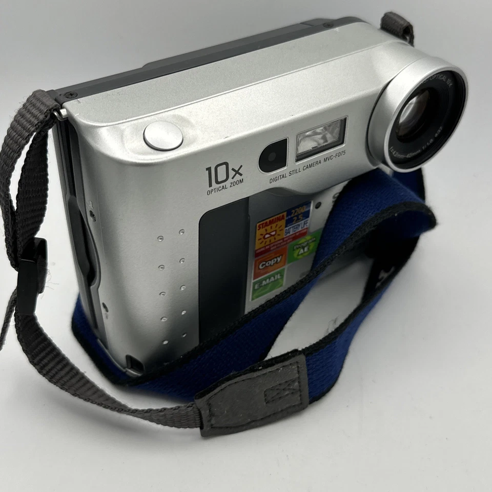 Sony Mavica MVC-FD75 Digital Still Camera 10x Zoom – As-Is Untested No Battery - Image 4 of 4