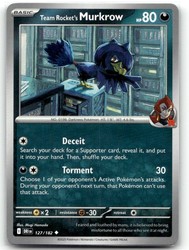 Team Rocket's Murkrow 127/182 Destined Rivals Uncommon