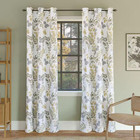 Remi Leaf Print Floral Multi 84 In. L X 40 In. W Blackout Grommet Curtain Panel