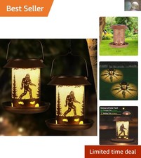 Charming Bigfoot Solar Bird Feeders   Perfect Outdoor Decor  Gifts for Garden