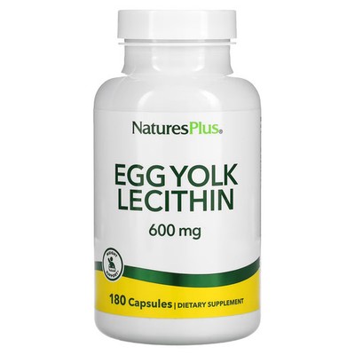 2 X NaturesPlus, Egg Yolk Lecithin, 180 Capsules (300 mg Per capsule)