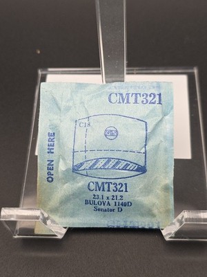 G-S Watch Crystal CMT321 Bulova 1140D Senator D 23.1X21.2