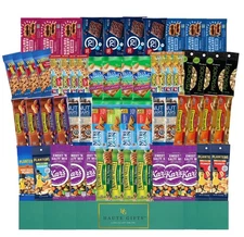 Ultimate Healthy Care Package (60 count), Snacks, Bars & Nuts Bulk Variety Pa...