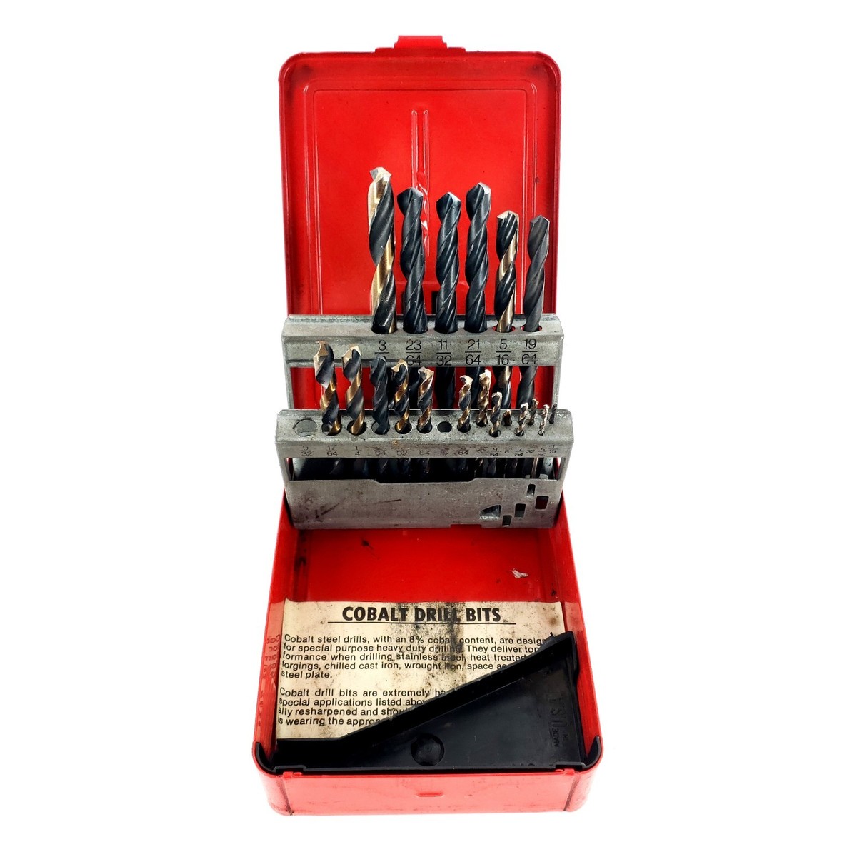 Mac Tools 6321DS Cobalt Drill Bit Set Few Missing *Please Read