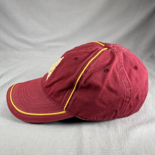 Gorra deportiva Arizona State Sun Devils Legacy para hombre ajustable granate dorado - Imagen 2 de 10
