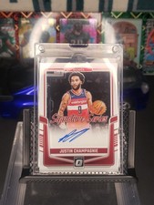 2024-25 Panini Donruss Optic - Signature Series Justin Champagnie, Justin...