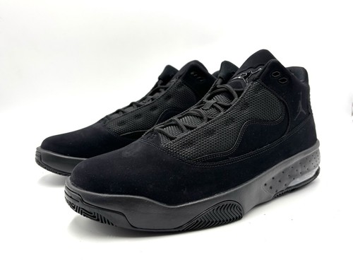 Nike Air Jordan Max Aura 2 Triple Black Basketball Shoes CK6636-002 Men's Sz 12